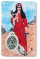  PRAYER CARD ST. PHILOMENA WITH MEDAL 