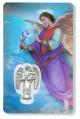  PRAYER CARD ST. GABRIEL ARCHANGEL WITH MEDAL 