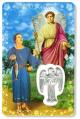  PRAYER CARD ST. RAPHAEL WITH MEDAL 