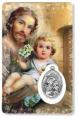  PRAYER CARD ST. JOSEPH WITH MEDAL 