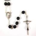  Rosary Black St. Pope John Paul II 