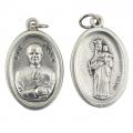  Medal Oxidized Mary Our Lady Help of Christians / St. Don Bosco 12/PKG (QTY Discount .90 ea) 