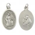  Medal Oxidized St. Anthony / St. Francis 12/PKG (QTY Discount .90 ea) 