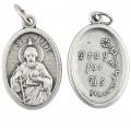  Medal Oxidized St. Jude / Pray for Us 12/PKG (QTY Discount .90 ea) 