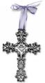  Children's Cross Pewter Blue Ribbon 