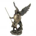  St. Rapheal Archangel Statue Bronze 10 inch 