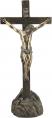  Crucifix Standing Bronze 13.25 inch 
