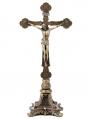  Crucifix Standing Bronze 13.25 inch 