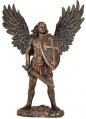 St. Michael Archangel Statue Bronze 11 inch 