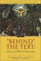  Behind the Text: History and Biblical Interpretation 