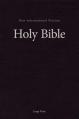  NIV, Pew and Worship Bible, Large Print, Hardcover, Black 