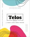  Niv, the Telos Bible, Hardcover, Comfort Print: A Student's Guide Through Scripture 