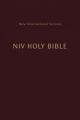  Niv, Holy Bible, Compact, Paperback, Burgundy, Comfort Print 
