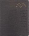  Niv, Journal the Word Bible (Perfect for Note-Taking), Double-Column, Leathersoft, Gray, Red Letter, Comfort Print: Reflect, Take Notes, or Create Art 