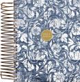  Niv, Journal the Word Bible, Spiral-Bound Edition, Double-Column, Hardcover Spiral, Blue Floral, Red Letter, Comfort Print: This Lay-Flat Edition Invi 