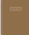  Niv, Journal the Word Bible, Double-Column, Spiral-Bound Edition, Hardcover Spiral, Brown, Red Letter, Comfort Print: This Lay-Flat Edition Invites Yo 