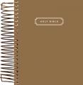  Niv, Journal the Word Bible, Spiral-Bound Edition, Double-Column, Hardcover Spiral, Brown, Red Letter, Comfort Print: This Lay-Flat Edition Invites Yo 