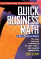  Quick Business Math: A Self-Teaching Guide 