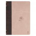 Nlt, the Spiritual Growth Bible (Faux Leather, Two-Tone Pink and Brown) 