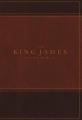  The King James Study Bible, Imitation Leather, Brown, Indexed, Full-Color Edition 
