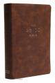  NKJV, Abide Bible, Leathersoft, Brown, Red Letter Edition, Comfort Print: Holy Bible, New King James Version 