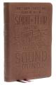  Nkjv, Personal Size Reference Bible, Verse Art Cover Collection, Genuine Leather, Brown, Red Letter, Thumb Indexed, Comfort Print: Holy Bible, New Kin 