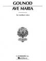  Ave Maria; Medium Voice in E-Flat 