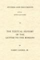  The Textual History of the Letter to the Romans 