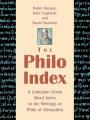  The Philo Index: A Complete Greek Word Index to the Writings of Philo of Alexandria 