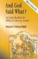 And God Said What? (Revised Edition): An Introduction to Biblical Literary Forms 
