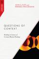  Questions of Context: Reading a Century of German Mission Theology 