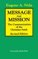  Message and Mission (Revised Edition): The Communication of the Christian Faith Revised Edition 