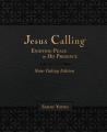  Jesus Calling Note-Taking Edition, Leathersoft, Black, with Full Scriptures: Enjoying Peace in His Presence 