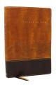  Peace of God Bible: Discover and Experience God's Shalom Throughout the Bible (Nkjv, Brown Leathersoft, Red Letter, Comfort Print) 