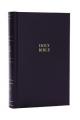  NKJV Personal Size Large Print Bible with 43,000 Cross References, Black Hardcover, Red Letter, Comfort Print 