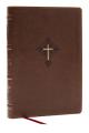  Rsv2ce, Thinline Large Print Catholic Bible, Brown Leathersoft, Comfort Print 
