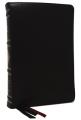  RSV Personal Size Bible with Cross References, Black Premium Goatskin Leather, Premier Collection, (Sovereign Collection) 