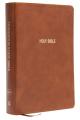  NKJV Foundation Study Bible, Wide-Margin, Brown Leathersoft, Red Letter 