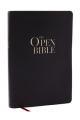  The Open Bible: Read and Discover the Bible for Yourself (Kjv, Black Leathersoft, Red Letter, Comfort Print, Thumb Indexed) 