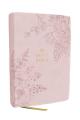  KJV Compact Large Print Bible, Pink Leathersoft, Red Letter, Comfort Print 