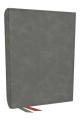 Nkjv, Journal the Word Bible: Reflect, Journal or Create Art Next to Your Favorite Verses (Gray Leathersoft, Red Letter, Comfort Print) 