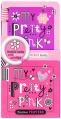  Shiny Vinyl Stroller Books Set - Pink 