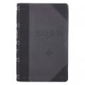  KJV Bible Giant Print 2-Tone Black/Dark Gray 