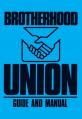  Brotherhood Union Guide and Manual: (Constitution for the Baptist Brotherhood Union) 