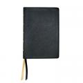  NASB Large Print Wide Margin - Black Cowhide 