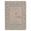  Q&A a Day: Three Year Prompted Journal for Christian Women 365 Questions, Faux Leather, Taupe 