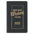  God's Daily Wisdom for Men 365 Devotions Faux Leather 