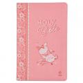  Bible NLT Infant (Faux Leather, Pink) 