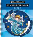  Brain Games - Sticker by Number: Bible (28 Images to Sticker) 