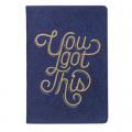  With Love Classic Journal You Got This Inspirational Notebook W/Ribbon Marker, Faux Leather Flexcover, 336 Lined Pages [Leather Bound] with Love 